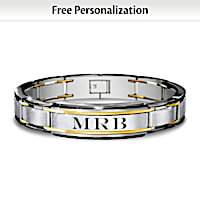 "The Strength Of My Son" Personalized Men's Bracelet