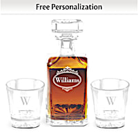 Personalized Decanter Set