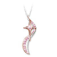 18K Rose Gold-Plated Strength And Hope Pendant Necklace