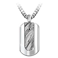 "Wisdom Of Life For My Son" Dog Tag Pendant Necklace