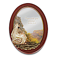 Greg Olsen "I Am With You Always" Sculpted Wall Mirror