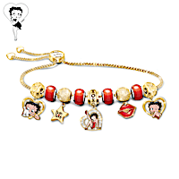 Betty Boop "Sweet And Bold" Charm Bracelet