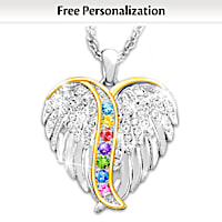 Protection & Love Personalized Pendant Necklace