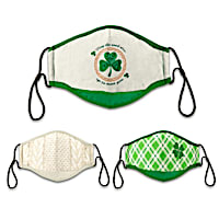 3 "For The Love Of The Irish" Adult Face Masks