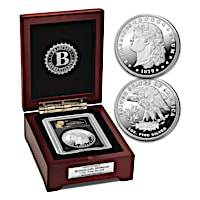 The Schoolgirl Morgan Silver Tribute Coin And Display Box