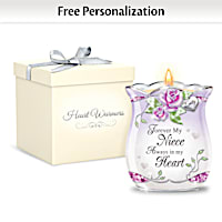 Niece Personalized Candleholder