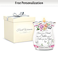 Sister Personalized Candleholder