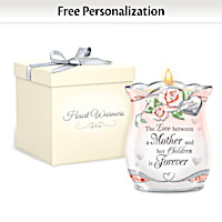 Personalized Porcelain Candleholder For Mother