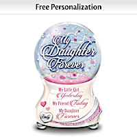 My Daughter So Loved Personalized Glitter Globe