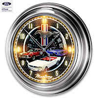 Ford Mustang Wall Clock