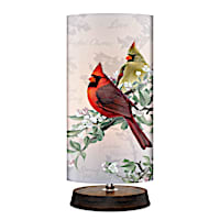 Charming Cardinals Lamp