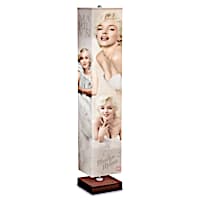 Marilyn Monroe Floor Lamp With Portraits On All 4 Sides