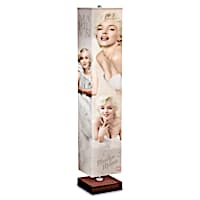 Marilyn Monroe Floor Lamp With Portraits On All 4 Sides