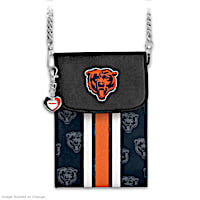 Bears Crossbody Cell Phone Bag With Logo Charm