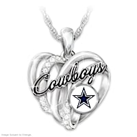 Cowboys Written On My Heart Pendant Necklace