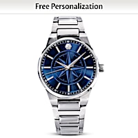 Diamond Proud To Call You Son Personalized Men's Watch