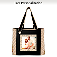 Our Family Grows With Love Personalized Tote Bag