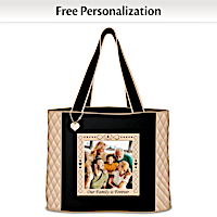 Our Family Is Forever Tote Personalized With Your Photo