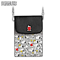 PEANUTS Snoopy & Woodstock Crossbody Cell Phone Bag