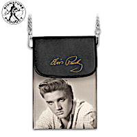 Classic Elvis Presley Crossbody Cell Phone Handbag