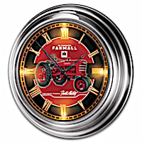 Farmall Illuminated Indoor/Outdoor Atomic Wall Clock