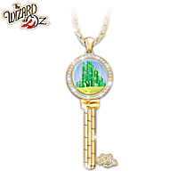 Key To The Emerald City Pendant Necklace