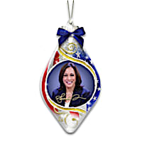 Vice President Kamala Harris Illuminating Heirloom Ornament