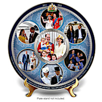 William And Catherine 10th Anniversary Collector Plate