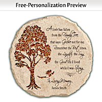 Beloved Memories Personalized Garden Stone