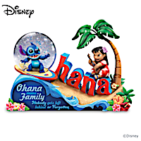 Disney Lilo & Stitch Musical Glitter Globe