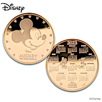 Disney Mickey Mouse Calendar Medal