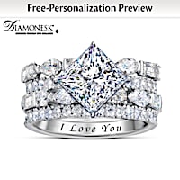 Facets Of Love Personalized Ring