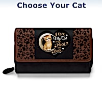 "I Love My Cat To The Moon & Back" Wallet: Choose A Cat