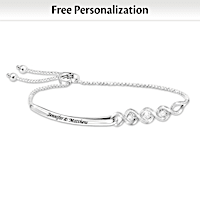 Together Forever Personalized Diamond Bracelet
