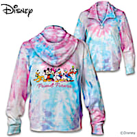 Disney Mickey Mouse And Friends Tie-Dye Full-Zip Hoodie