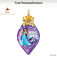Follow Your Heart To A Whole New World Personalized Ornament