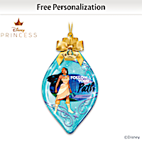 Disney Follow Your Path Personalized Ornament