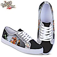 THE WIZARD OF OZ Character Canvas Sneakers With Glitter Trim
