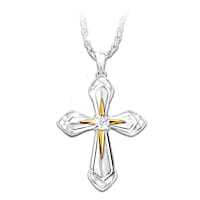 God's Amazing Grace Diamond Pendant Necklace