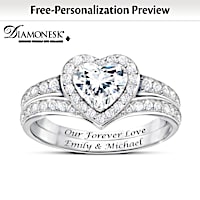 2.5-Carat Better Together Personalized Ring Set