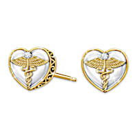 Work Of Heart Diamond Earrings