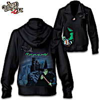 THE WIZARD OF OZ WICKED WITCH Zip-Up Hoodie