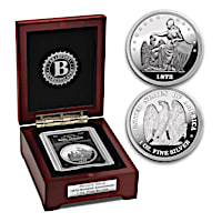 Barber Amazonian 99.9&#37; Silver Pattern Tribute Proof