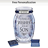 "Loving Wishes" Personalized Musical Wish Jar For Your Son