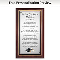 Words Of Wisdom For Our Graduate Personalized Wall Decor