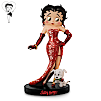 Betty Boop "Out On The Town" Sculpture With Glass Mosaic