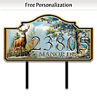 Standing Proud Personalized Address Sign