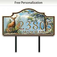 Standing Proud Personalized Address Sign