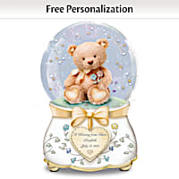 A Baby Is A Blessing Personalized Glitter Globe