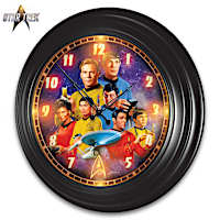 STAR TREK Indoor/Outdoor Illuminated Atomic Wall Clock